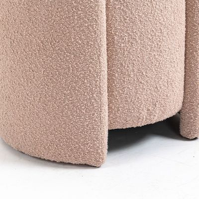 Bergman Fabric Storage Ottoman - Brown - With 2-Year Warranty